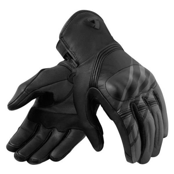 Rev'it! Rev'it Redhill Leather Gloves - Black / Grey